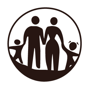logo Association 100% famille